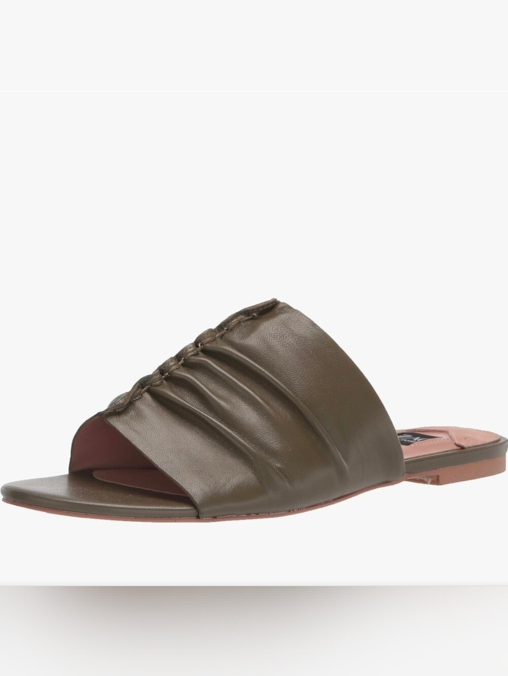 ZAC POSEN Yana Slide Sandal in Army Green Size 8.5